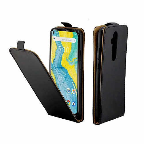 Wewoo Housse Coque Etui en cuir Business Style TPU à bascule verticale avec fente pour carte Nokia x71 noir