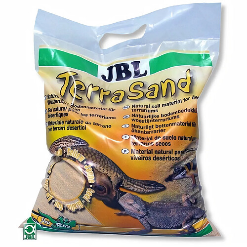 JBL Substrat de sol Terrasand jaune - Pour reptiles - 7,5kg