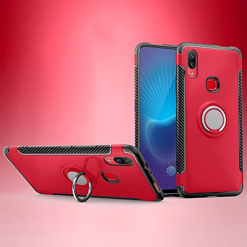 Wewoo Coque Étui de protection magnétique à anneau de rotation de 360 degrés pour Vivo NEX A rouge