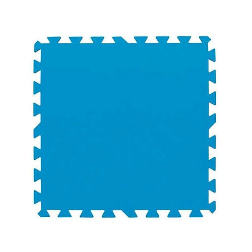 Lot de 9 tapis de protection pré formés - 50 x 50 cm - Bleu