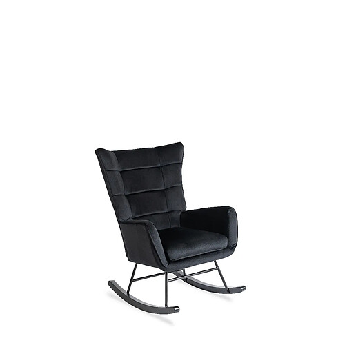 Vivaldi Fauteuil a Bascule JACKSON Noir