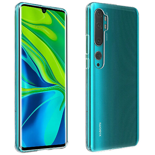 Avizar Coque Xiaomi Mi Note 10 / 10 Pro Protection Silicone Ultra-Fin Transparent