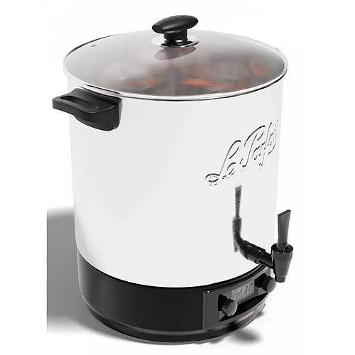 Stérilisateur de bocaux électrique cuve inox avec robinet 23l 2500w - LPF.STV23INA - LE PARFAIT