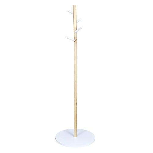 The Home Deco Factory Portemanteau Fiona - H. 130 cm - Blanc