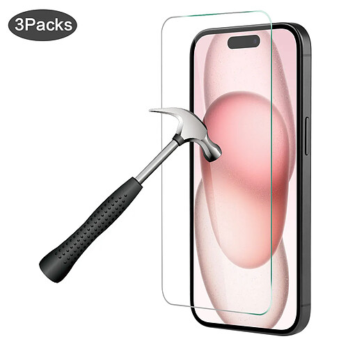 Platyne Pack De 3 Verres Trempes Iphone 15