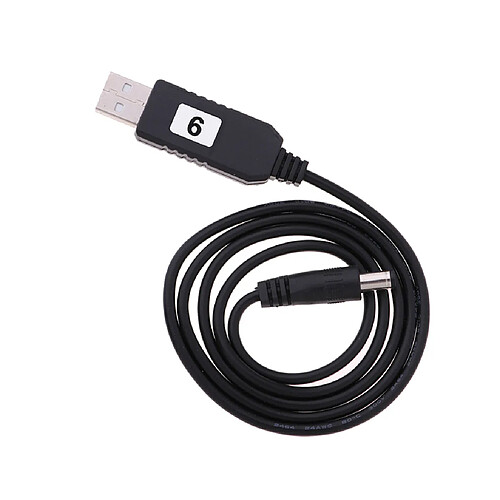 Câble Convertisseur Élévateur de Tension DC 5V à DC 9V USB avec Prise Jack CC 5,5 X 2,1 mm