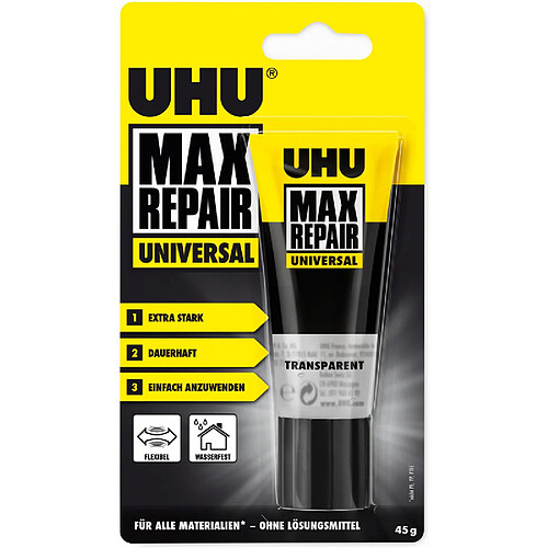 UHU Colle universelle MAX REPAIR Universal, 45 tube ()