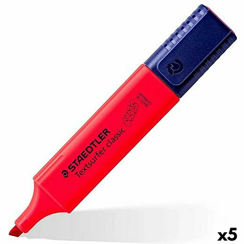 Surligneur Staedtler Rouge intense (5 Unités)