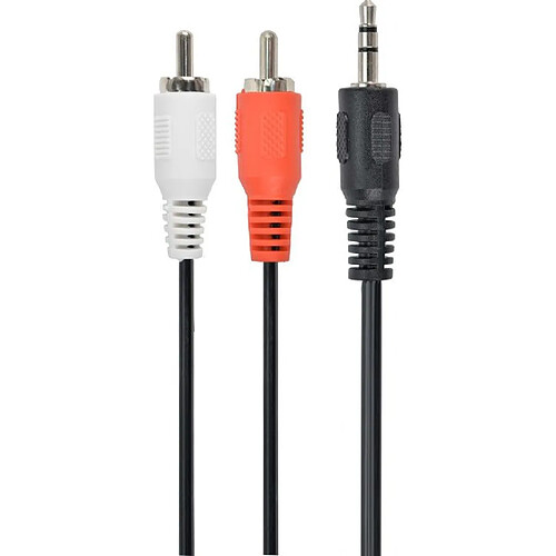 Gembird Jack 3,5 mm - RCA (Cinch) x2 1,5 m noir (CCAB-458)