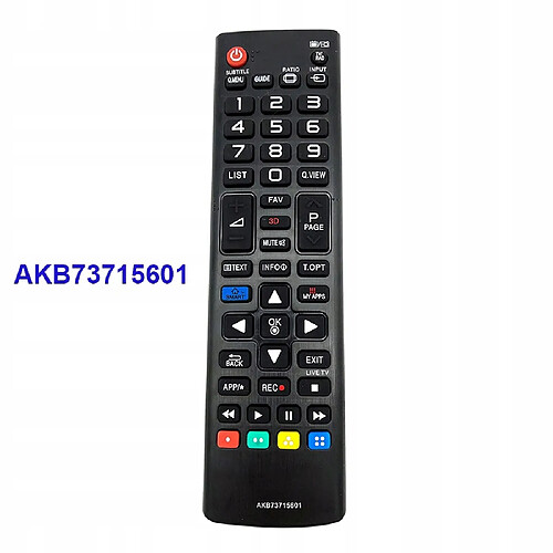 GUPBOO Télécommande Universelle de Rechange pour TV 433mhz remplacement intelligent pour LG AKB737