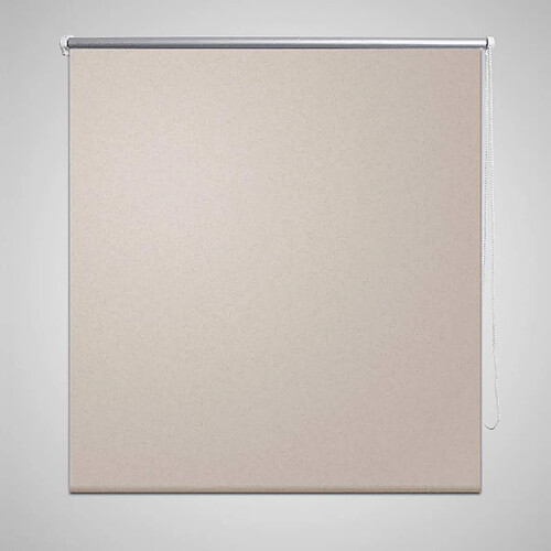 vidaXL Store enrouleur occultant beige 60 x 120 cm