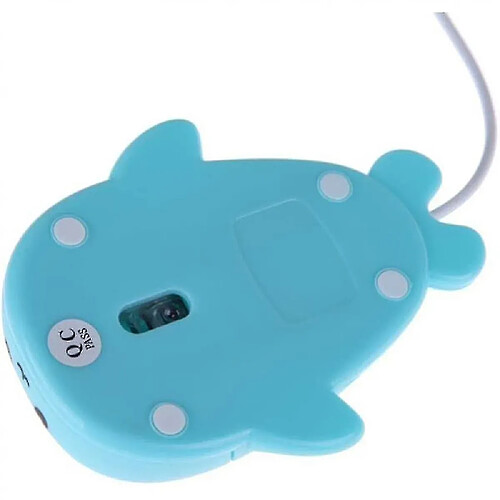 Universal Face Animal mignon Baby Dolphin Forme USB MONDE WIRED 1600 DPI OPTICE MICE (bleu)