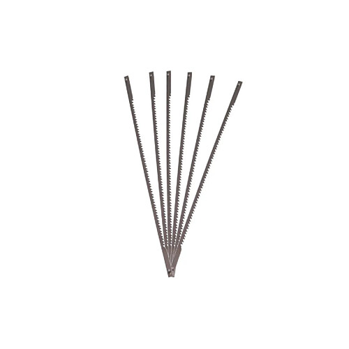 Lot de 6 lames SCHEPPACH pour scies à chantourner - 18 dents - 135 x 2 x 0,25 mm - 88000012