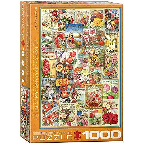 Eurographics Flowers Smithsonian Seed catalogues (1000 piAces) Puzzle