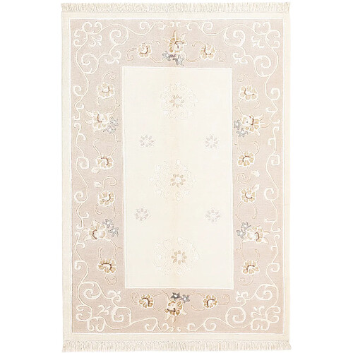 Vidal Tapis de laine 183x122 beige Darya