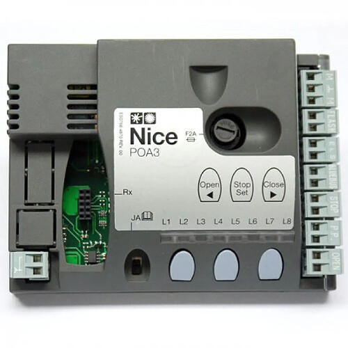 Carte électronique embrochable NICE P0A3 pour motorisation de portail