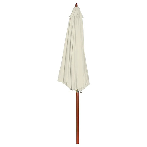 Maison Chic Parasol Jardin | Parasol 300x258 cm Blanc sable - GKD56439