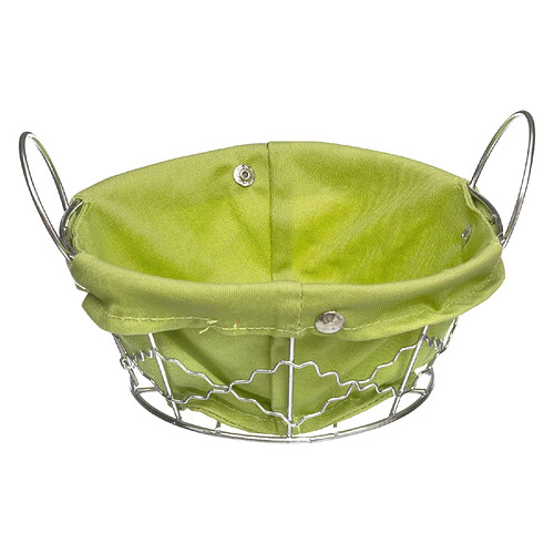 Secret De Gourmet Panier multi-usages Rond - Metal et coton - Vert