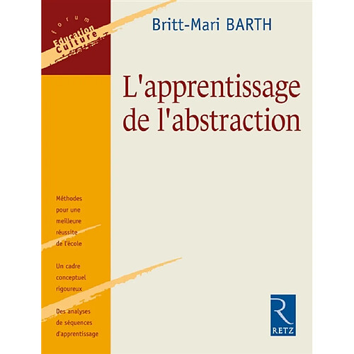 L'apprentissage de l'abstraction · Occasion