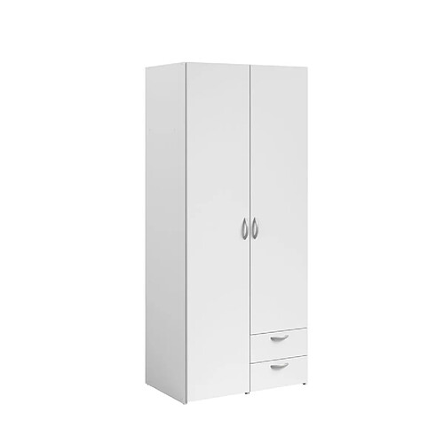 But Armoire DAILY2 avec 2 portes 2 tiroirs Blanc