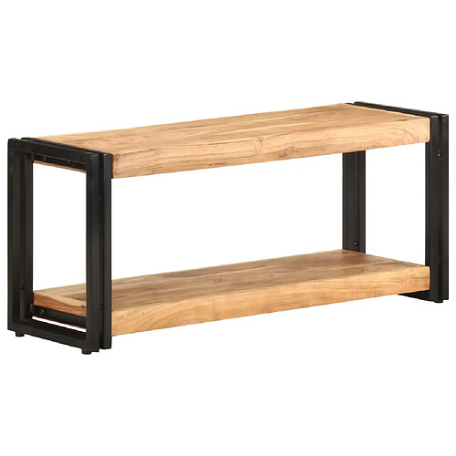 Maison Chic Meuble TV scandinave - Banc TV pour salon 90x30x40 cm Bois d'acacia solide -MN22405