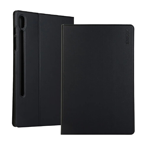 Etui en PU supérieur avec support noir pour votre Samsung Galaxy Tab S6 SM-T860 (Wi-Fi)/T865 (LTE)