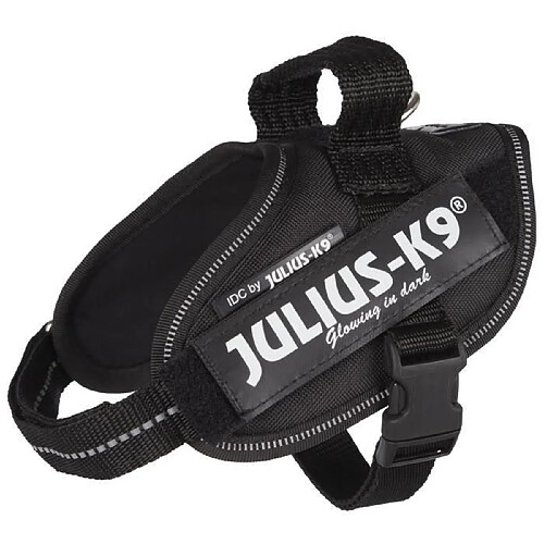 Julius K9 JULIUS-K9 Harnais Power IDC - Mini-Mini - S : 40-53 cm-22 mm - Noir - Pour chien