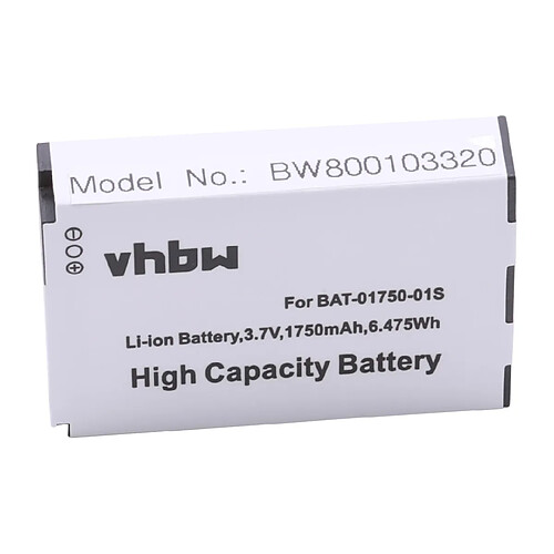 Vhbw Batterie LI-ION 1750mAh pour SocketMobile Sonim Seals VR7 etc. remplace BAT-01750-01 S, XP-0001100, XP3.20-0001100