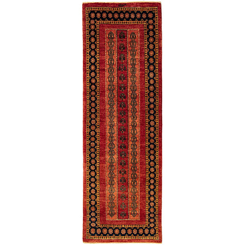 Vidal Tapis de couloir en laine 247x81 rouge Kashkuli