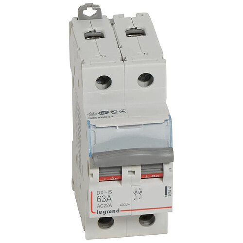 interrupteur sectionneur legrand dx3 63a 2 poles