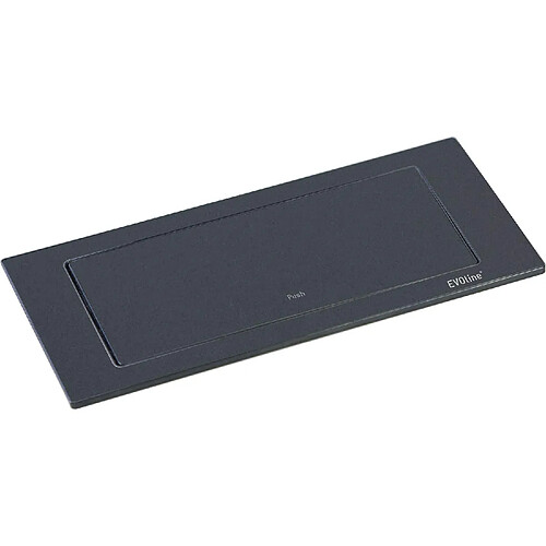 Evoline 159271005300 Backflip 2 Prises Schuko - Noir Mat