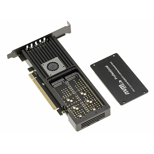 Kalea-Informatique Carte PCIe 3.0 x16 pour 4 SSD M.2 NVMe CHIPSET PLX PEX8747