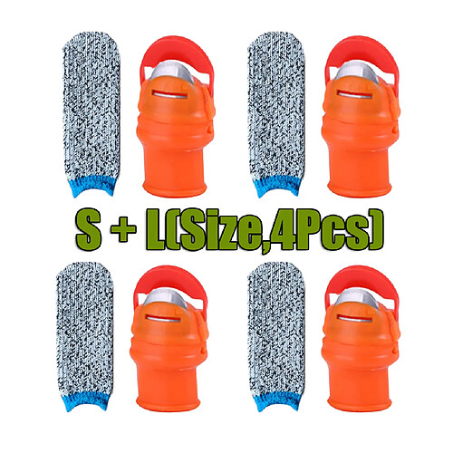 4-Pack Thumb Cutter Cutter Thumb Finger Plant Cutter Cover Long Head