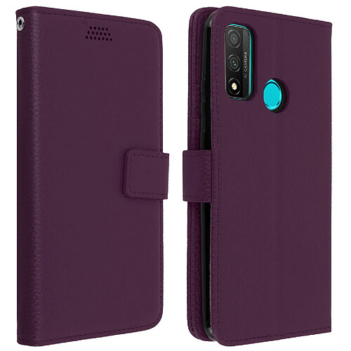 Avizar Housse Huawei P smart 2020 Étui Folio Porte carte Support Vidéo - violet