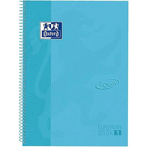 Cahier Oxford European Book A4 Bleu pastel 5 Unités