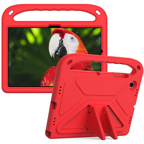 Coque en TPU anti-rayures avec béquille rouge pour Samsung Galaxy Tab A8 10.5 (2021)