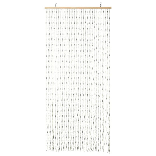 Es Collection H&S Collection Rideau de porte 90x200 cm bambou multicolore