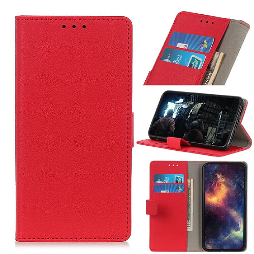 Etui en PU cool rouge pour votre Xiaomi Redmi Note 9/10X 4G