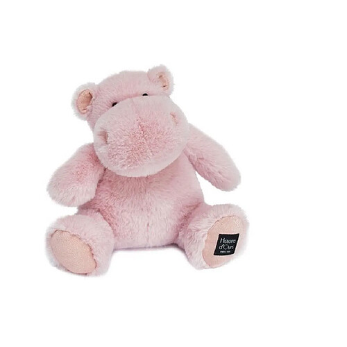 Histoire d'Ours Hip Pie Hippo rose poudre 25cm - HO3096