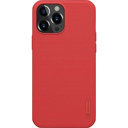 Alive Records Nillkin Super Frosted Shield Pro - Coque pour Apple iPhone 13 Pro Max (Rouge)