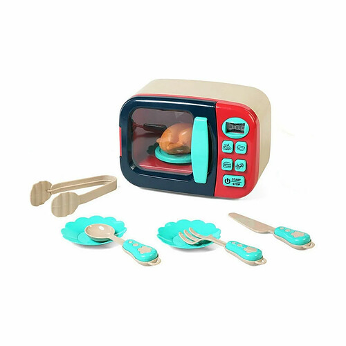 BigBuy Kids Micro-ondes jouets avec son jouet 31 x 21 cm