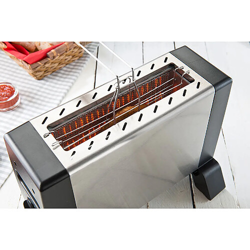 Rosenstein & Sohne Grille-viande vertical électrique 1000 W avec minuteur