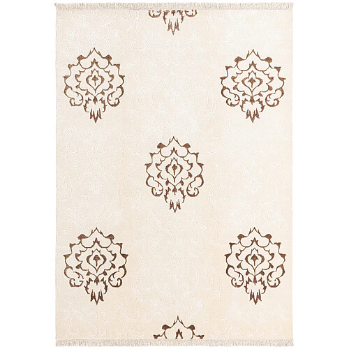 Vidal Tapis de laine 241x170 beige Darya