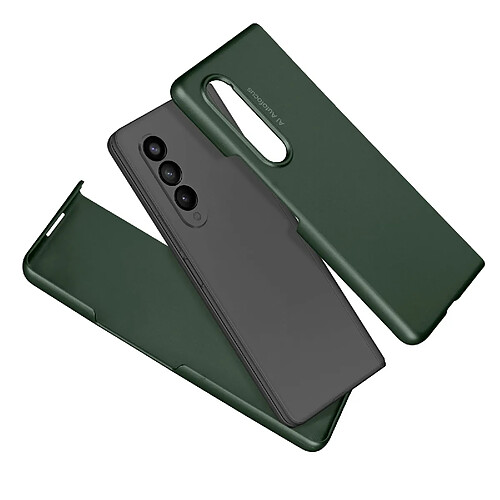 Avizar Coque Samsung Z Fold 3 en 2 Parties Rigide Bande Antidérapante Vert