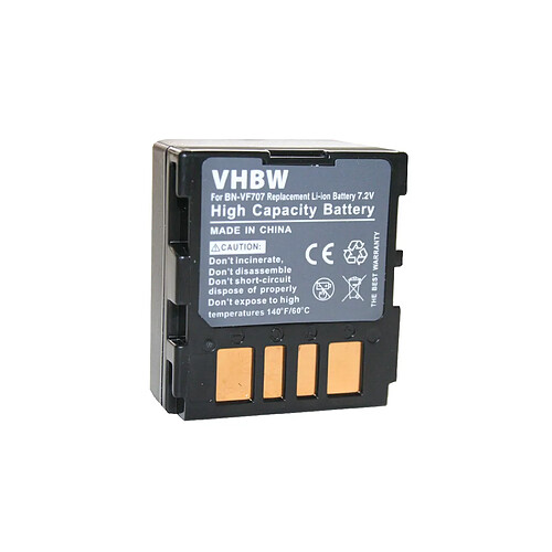 vhbw BATTERIE 600mAh (7.2V) pour caméscopes JVC R-D360EX, GR-D345, GR-D345EG, GR-D325, GR-D325EG, GR-DF420, GR-DF420EX, GR-DF425 comme BN-VF707.