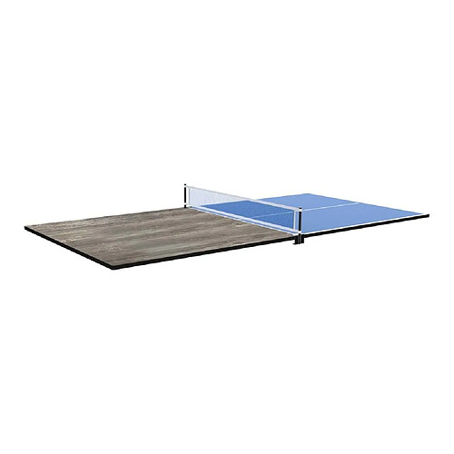 Jardindeco Plateau 2 en 1 dinatoire et Ping Pong pour billard convertible table 8 personnes Arizona industriel.