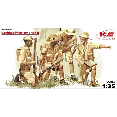 Icm Figurine Mignature Gurkha Rifles (1942-1944)