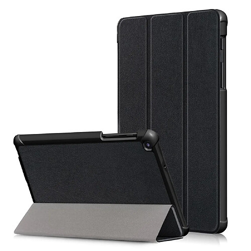 Etui en PU triple pli avec support noir pour votre Samsung Galaxy Tab A 8 (2019) SM-P200/P205