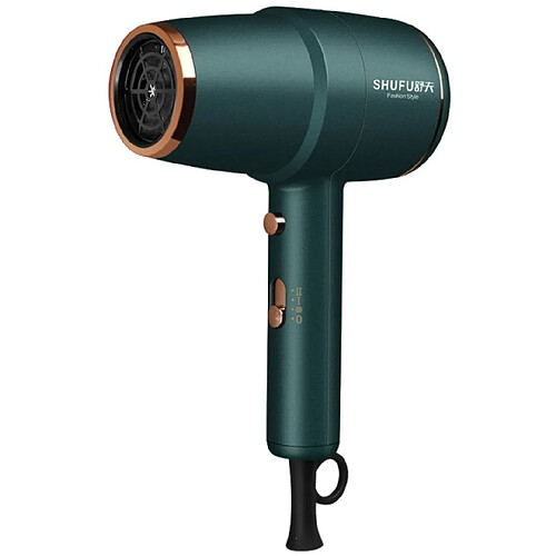 Universal Sèche-cheveux professionnel 110 240V Sèche-cheveux anion avec canalisation et sèche-cheveux domestique chaud/froid, 57 ° thermostatique(Vert)