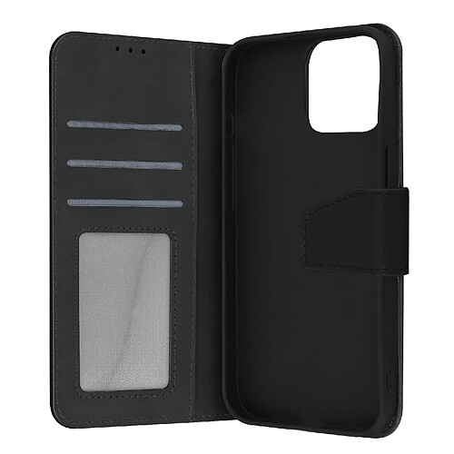 Avizar Etui Cuir premium IPhone 13 Pro Noir